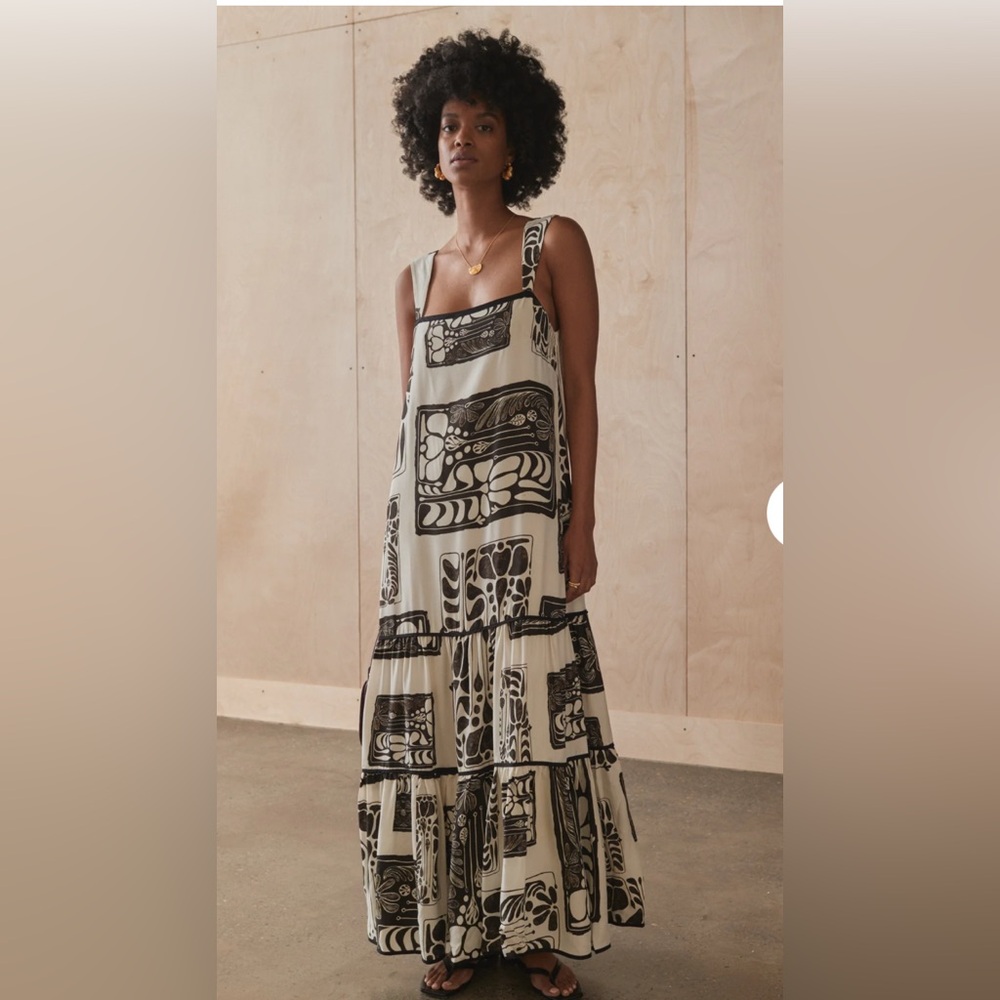 Black and White Patterned Women's Dress- The Brydie Dress by Sancia